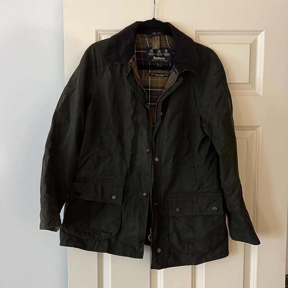 Barbour womens coat waxed cotton
